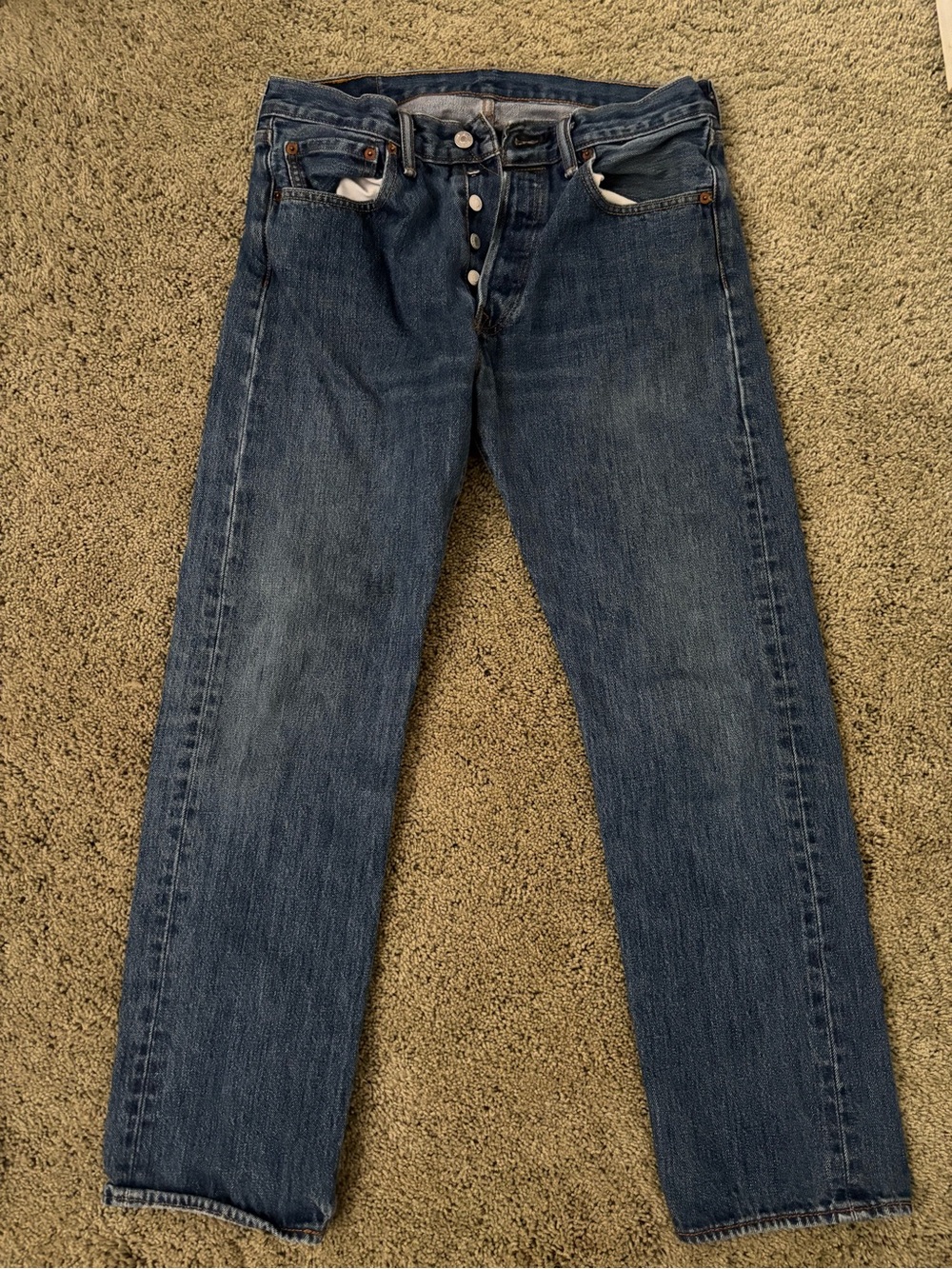 Classic Men's Blue Denim Levi’s 501 Jeans